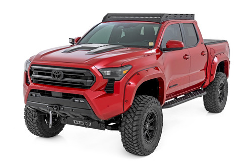 Rough Country - Hood Scoop - 089 Wind Chill Pearl - Toyota 4Runner (2025)/Tacoma (24-25) - HS80010-089