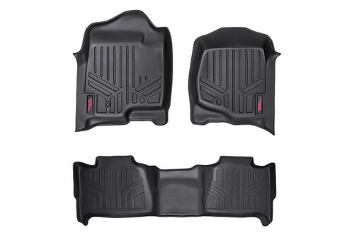 Rough Country - Floor Mats - FR & RR - Chevy/GMC Tahoe/Yukon 2WD/4WD (2007-2014) - M-20715