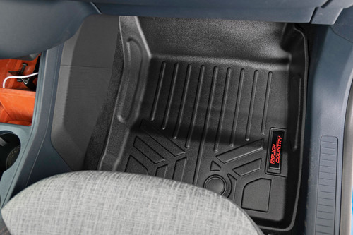 Rough Country - Floor Mats - Front and Rear - Ford Maverick 2WD/4WD (2022-2025) - M-51102