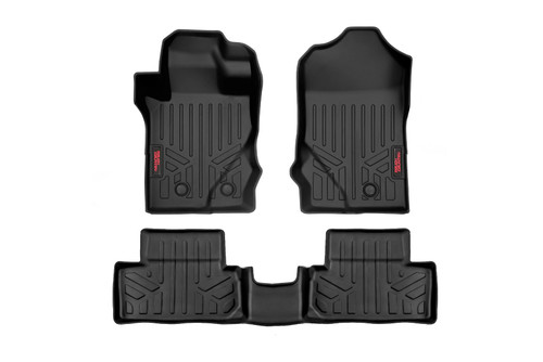 Rough Country - Floor Mats - Front & Rear - Ford Bronco (2 Door) 4WD (2021-2025) - M-51632