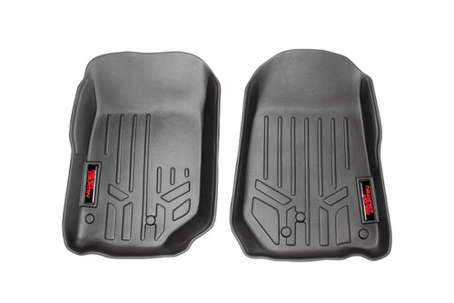 Rough Country - Floor Mats - Front - Jeep Wrangler TJ (97-06)/Wrangler Unlimited (04-06) - M-60200
