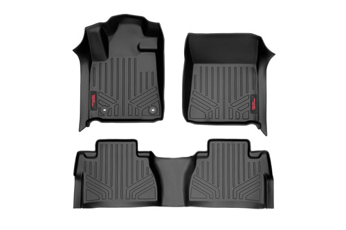 Rough Country - Floor Mats - FR & RR - CrewMax - Toyota Tundra 2WD/4WD (2014-2021) - M-71770