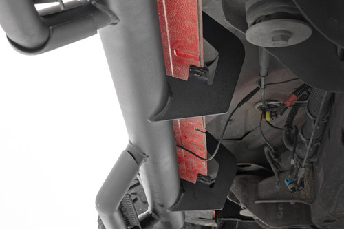 Rough Country - Nerf Steps - Cab Length - Extended Cab - 6'7 in. Bed - Chevy/GMC 1500 (14-18 & Classic) - RCC1489QCB