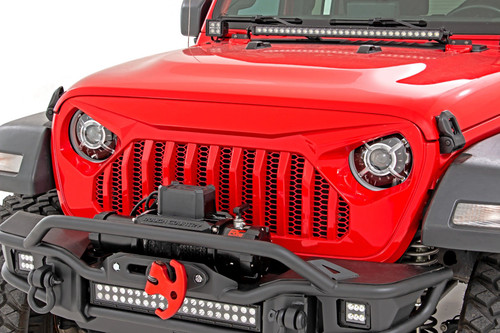 Rough Country - 9 Inch DRL Halo LED Headlights - DOT Approved - Jeep Gladiator JT/Wrangler JL (18-25) - RCH5300