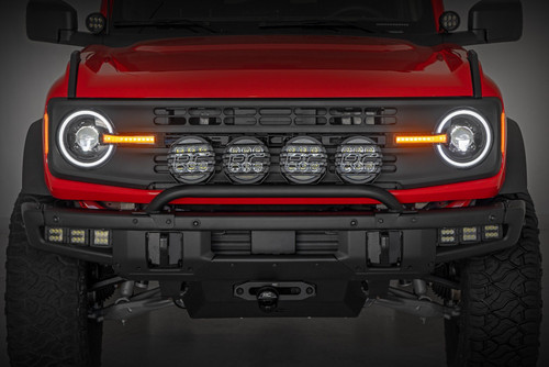 Rough Country - DRL Halo LED Headlights - DOT Approved - Ford Bronco 4WD (2021-2025) - RCH5500