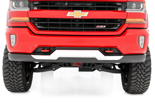 Rough Country - Tow Hooks - Forged - Red - Chevy Silverado 1500 2WD/4WD (2014-2018 & Classic) - RS134