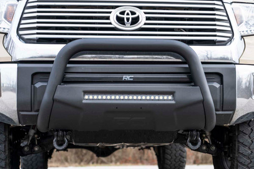 Rough Country - Tow Hook Brackets - D-Ring - Bull Bar Sup - Toyota Tundra 2WD/4WD (2007-2021) - RS154