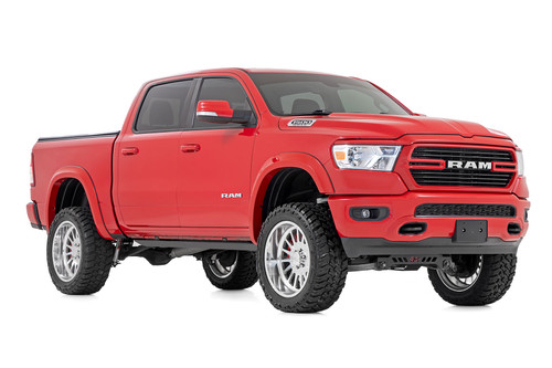 Rough Country - Sport Fender Flares - PW7 Bright White - Ram 1500 2WD/4WD (2019-2024) - S-D10914-PW7