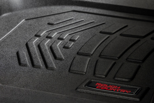 Rough Country - Floor Mats - FR Bucket - Crew - Chevy/GMC 1500/2500HD/3500HD (19-25 & Classic) - SM2161