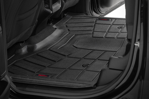 Rough Country - Sure-Fit Floor Mats - Front & Rear - Crew - Ram 1500 2WD/4WD (2025) - SM31630
