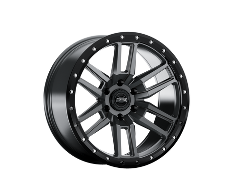 Rough Country - Torque Pritchett/Anthracite w/Black Lip/20x9/6x5.5/-12mm - TW411C-20908412-12