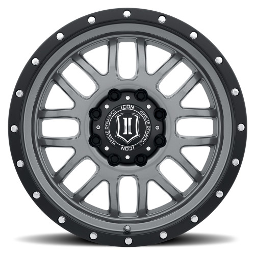 ICON ALLOYS ALPHA GUN MTL - 20 x 9 / 8 x 180 / 12MM / 5.5" BS - 1220908955GM