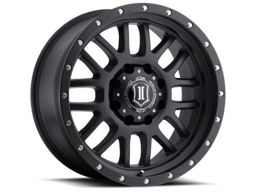 ICON ALLOYS ALPHA SAT BLK - 20 X 9 / 8 X 180 / 12MM / 5.5" BS - 1220908955SB
