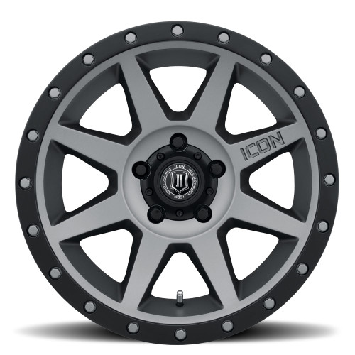 ICON ALLOYS REBOUND TITANIUM - 17 x 8.5 / 5 X 4.5 / 0MM / 4.75" BS - 1817856547TT