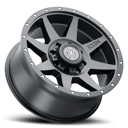 ICON ALLOYS REBOUND SAT BLK -20 X 9 / 8 x 170 / 6MM / 5.25" BS - 1820908152SB