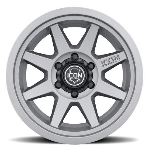 ICON ALLOYS REBOUND SLX CHARCOAL - 17 X 8.5 / 6 X 5.5 / 0MM / 4.75" BS - 1917858347CH