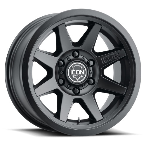 ICON Alloys Rebound SLX Satin Black 17 x 8.5 / 6 x 5.5 25mm Offset 5.75" BS - 1917859057SB