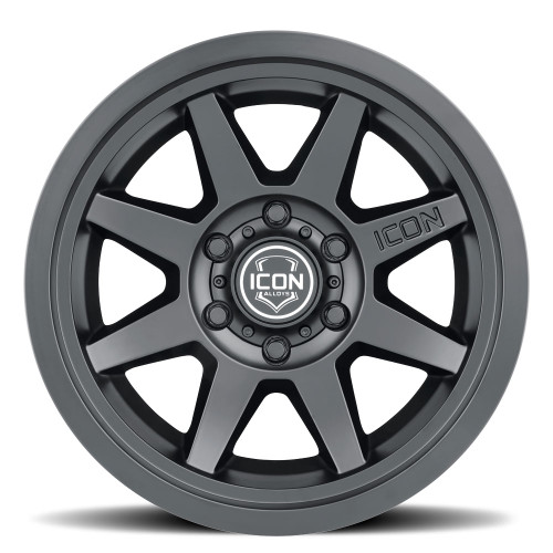 ICON Alloys Rebound SLX Satin Black 17 x 8.5 / 6 x 5.5 25mm Offset 5.75" BS - 1917859057SB