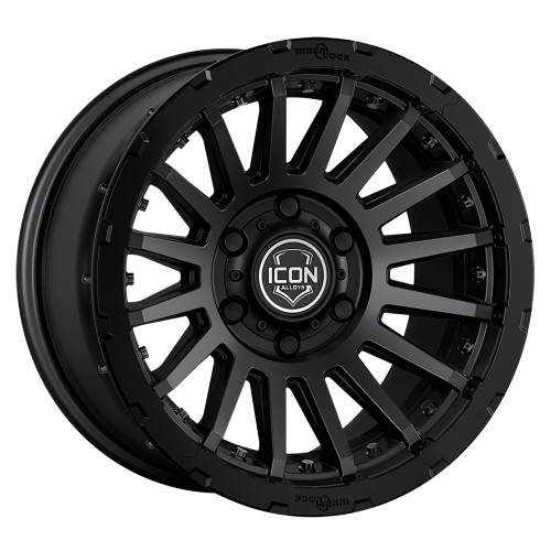 ICON Alloys Recon Pro Satin Black 17 x 8.5 / 8 x 6.5 13mm Offset 5.25" BS - 23617858052SB