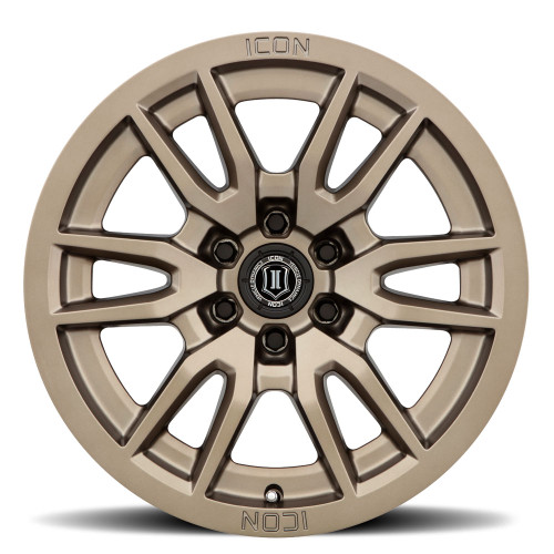 ICON ALLOYS VECTOR 6 BRONZE - 17 X 8.5 / 6 X 5.5 / 25 MM / 5.75" BS - 2417859057BR