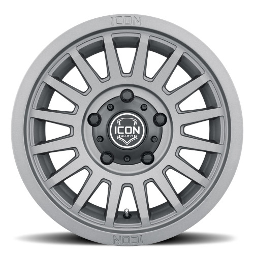 ICON Alloys Recon SLX Charcoal 17 x 8.5 / 6 x 5.5 25mm Offset 5.75" BS - 3617859057CH