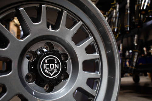 ICON Alloys Anza Gun Metal 17 x 8.5 / 5 x 5 -6mm Offset 4.5" BS - 8217857345GM
