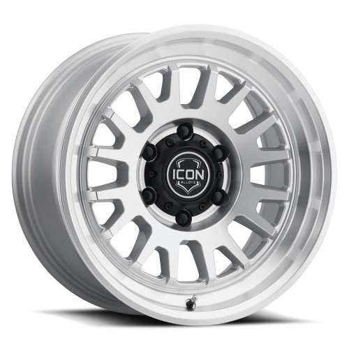 ICON Alloys Anza Silver Machined 17 x 8.5 / 6 x 5.5 0mm Offset 4.75" BS - 8217858347SM