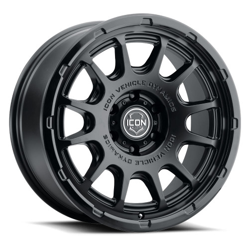 ICON Alloys Rancho Double Black 20 x 9 / 6 x 5.5 0mm Offset 5" BS - 8420908350DB