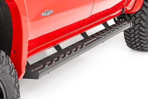 Rough Country - BA2 Running Board - Side Step Bars - Chevy/GMC 1500/2500HD/3500HD (19-26) - 41002A - 41002A