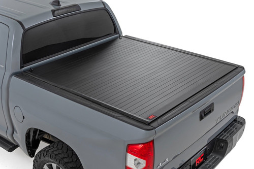 Rough Country - Hard Roll Up Bed Cover - 5'7" Bed - Toyota Tundra 2WD/4WD (2007-2021) - 50514550 - 50514550