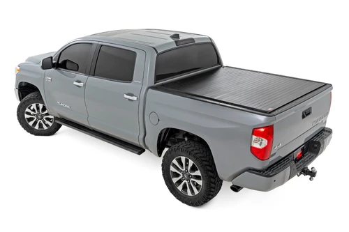 Rough Country - Hard Roll Up Bed Cover - 5'7" Bed - Toyota Tundra 2WD/4WD (2007-2021) - 50514550 - 50514550