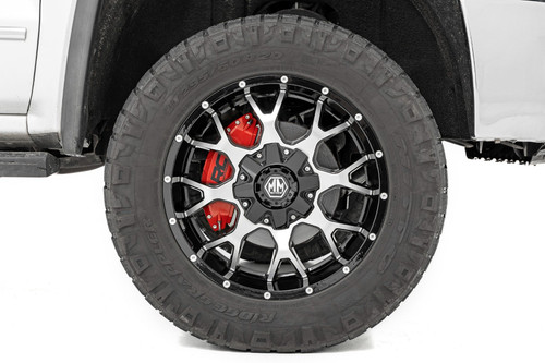 Rough Country - Caliper Covers - Front and Rear - Red - Chevy/GMC 2500HD/3500HD (20-26) - 71110 - 71110