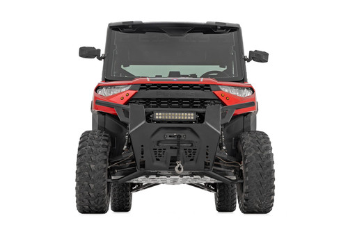 Rough Country - Black Forged Alum High Clearance 2" Fwd Offset Control Arms w/Ball Joints - Polaris Ranger 1000XP - 93155BLK - 93155BLK