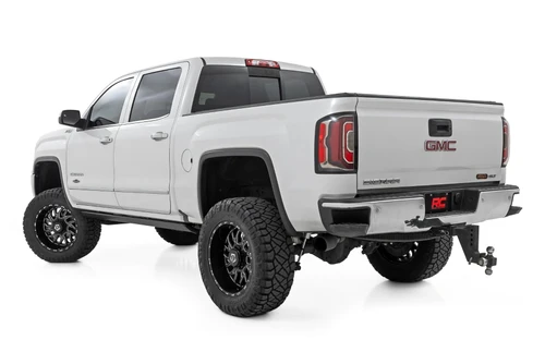 Rough Country - Power Running Boards - HT-Series - Crew Cab - Chevy/GMC 1500/2500HD/3500HD 2WD/4WD - ESR51518 - ESR51518