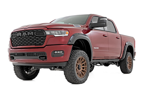 Rough Country - Pocket Fender Flares - PAS Steel Storm - Ram 1500 2WD/4WD (2025-2026) - F-D319205-PAS - F-D319205-PAS