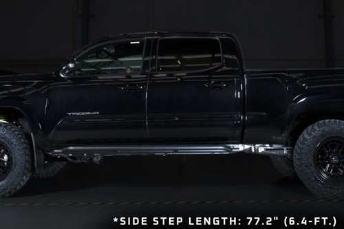 Raid Series Rock Rails / Side Steps Suited For 2016-2023 Tacoma DCLB
