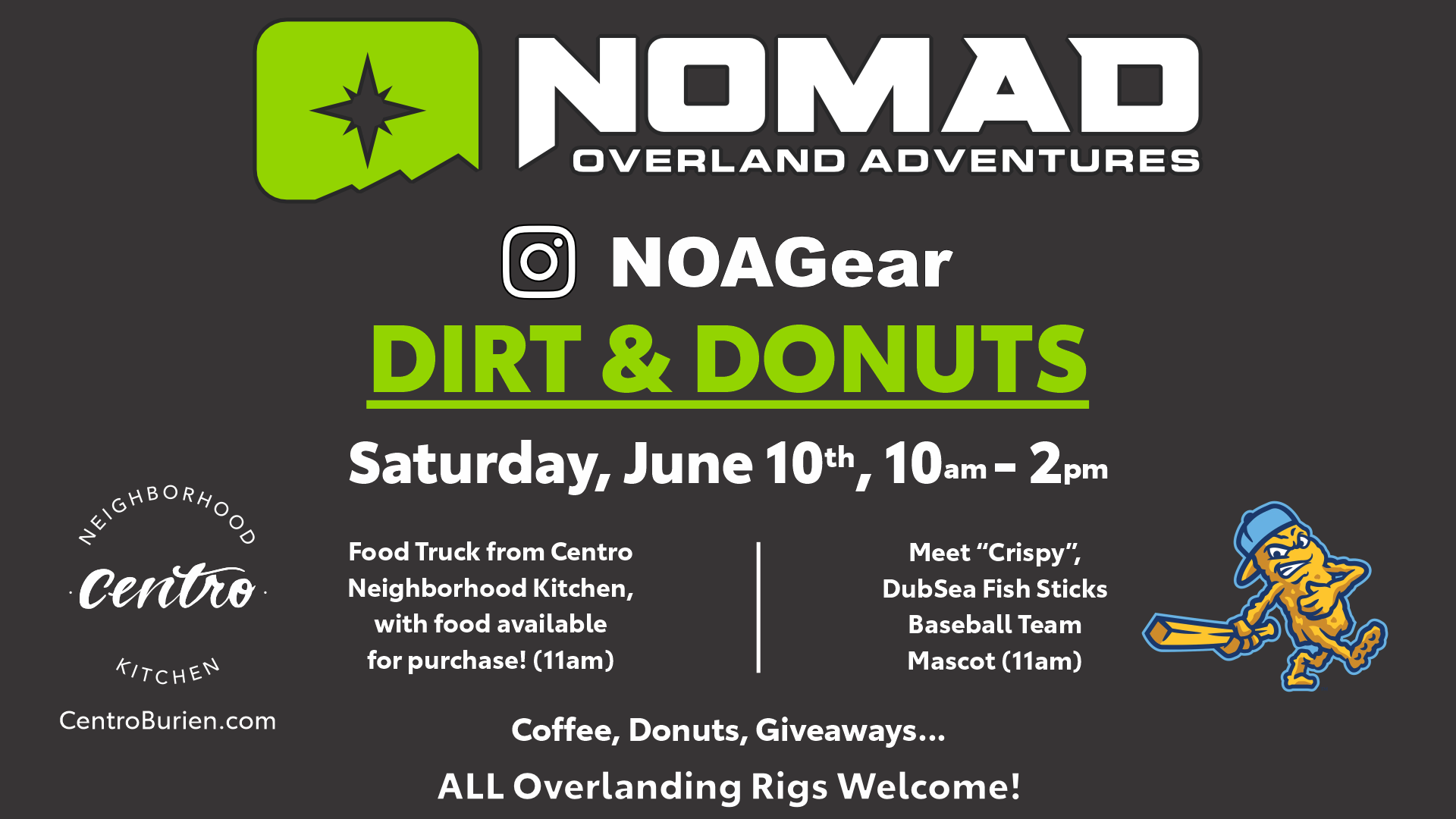 Dirt and Donuts June 10th 2023