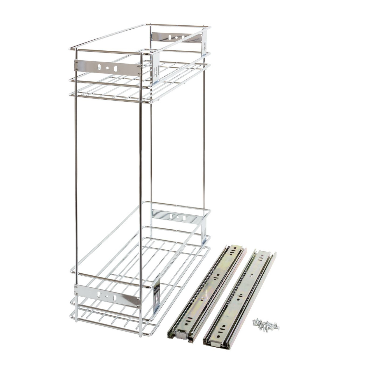 200mm Pull Out Wire Basket Kitchen Larder Base Unit Cupboard