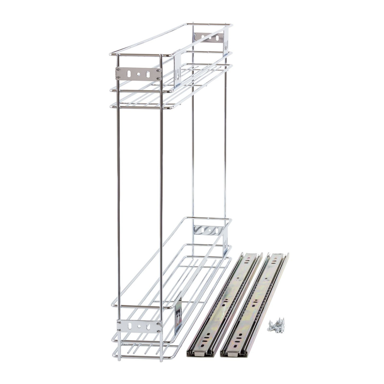150mm Pull Out Wire Basket Kitchen Larder Base Unit Cupboard