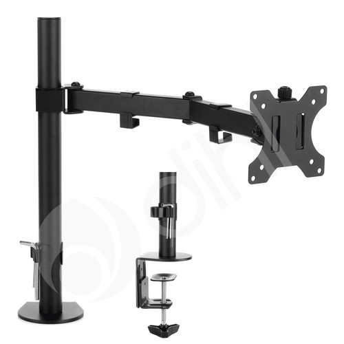 Single Arm Desk Monitor Mount for Screens 13"-27"