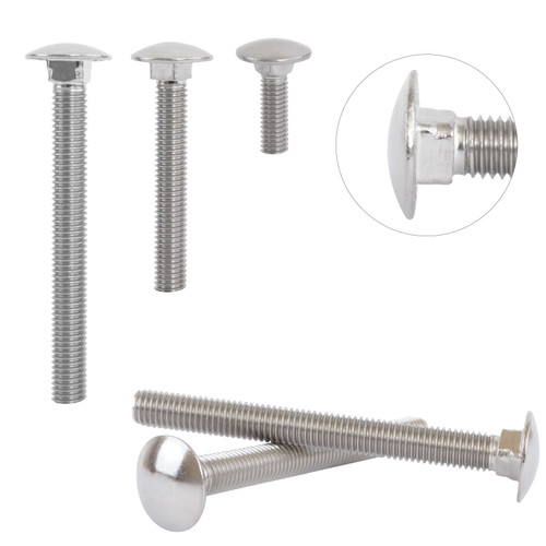Carriage Bolts A2 Stainless Steel Round Head Coach Screws M8 DIN603