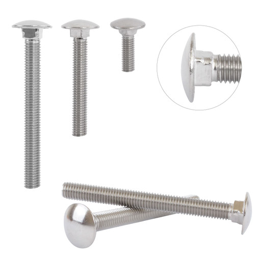 Carriage Bolts A2 Stainless Steel Round Head Coach Screws M10 DIN603