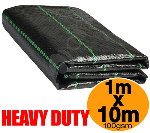 1m X 10m Ground Cover Fabric Landscape Garden Weed Control Membrane Heavy Duty