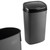 Dihl - UK Made 50L Anthracite Bin and Black Sensor Lid