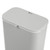 9L Grey Hanging Bin with Lid Kitchen Cabinet Wall Mounted