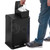 Dihl 40 Litre Black Dual Recycle Pedal Bin 2x 20L With Removable Buckets