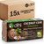 15x Pack of Coconut Coir 650g Brick 20x10x5cm