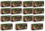 15x Pack of Coconut Coir 650g Brick 20x10x5cm