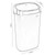 Dihl - UK Made 50L White Bin and Black Sensor Lid with Free Cooler Cube worth £19.99