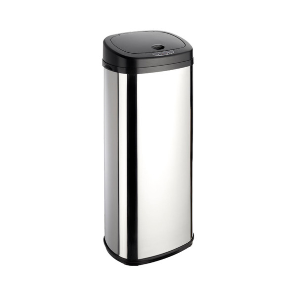 Chrome 50L Rectangle Onyx Sensor Bin